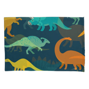 Dinosaur Adventure: Kids' Nursery Wallpaper Pillowcase