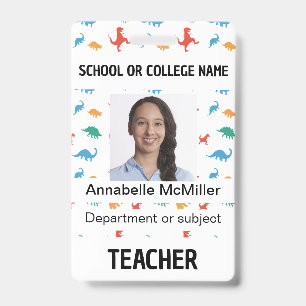 Dinosaur Adventure Teacher Badge