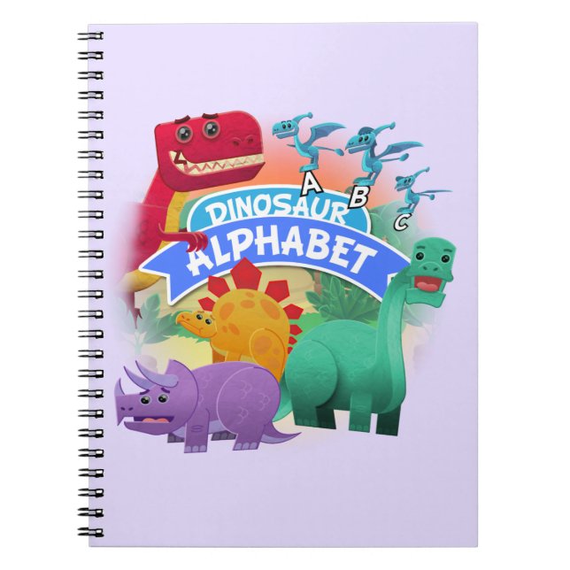 Dinosaur Alphabet Notebook (Front)