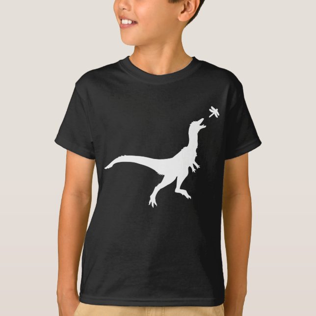 Dinosaur and Dragonfly T-Shirt (Front)
