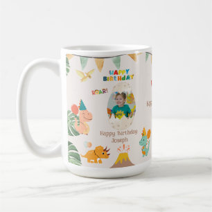 Dinosaur Anniversaire cadeau Mug - Photo personnal