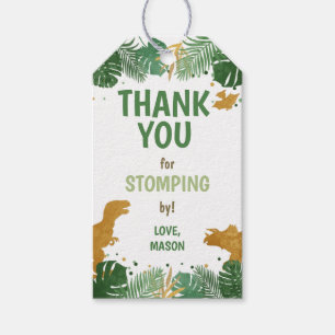 Dinosaur Anniversaire Étiquettes Boy Dino Party Gr