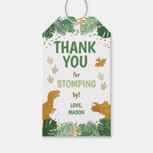 Dinosaur Anniversaire Étiquettes Boy Dino Party Gr