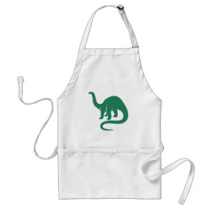 Dinosaur Apron Green