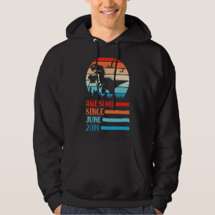 Dinosaur Awesome Since June 2014 Happy Birthday 8  Hoodie