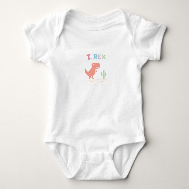 Dinosaur Baby Bodysuit (Front)