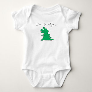 dinosaur baby bodysuit