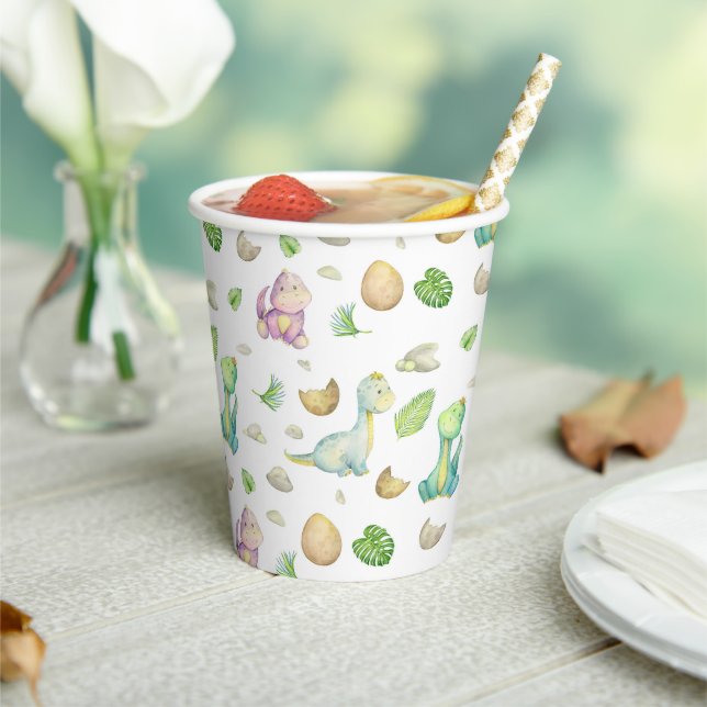 Dinosaur Baby Paper Cups (Insitu)