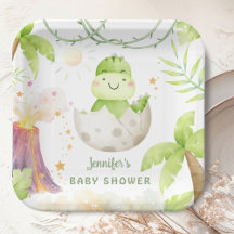 Dinosaur Baby Shower Cute Dino Gender Neutral