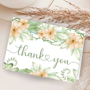 Dinosaur Baby Shower Folded Thank You Cards