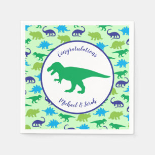 Dinosaur Baby Shower Napkin