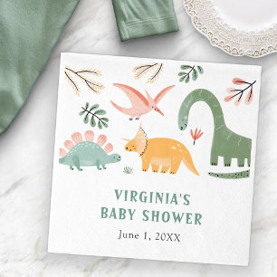 Dinosaur Baby Shower Napkin