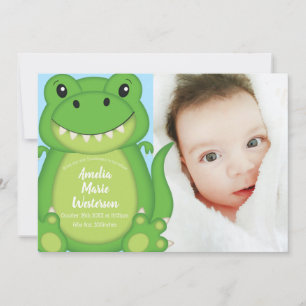 Dinosaur Baby Shower T-Rex Invitation