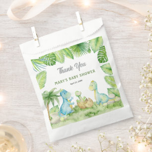 Dinosaur Baby Shower Thank You Favour Bag