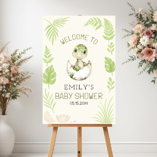 Dinosaur Baby Shower Welcome Sign
