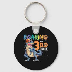 Dinosaur Back To School Im Ready To Crush 3rd Grad Keychain