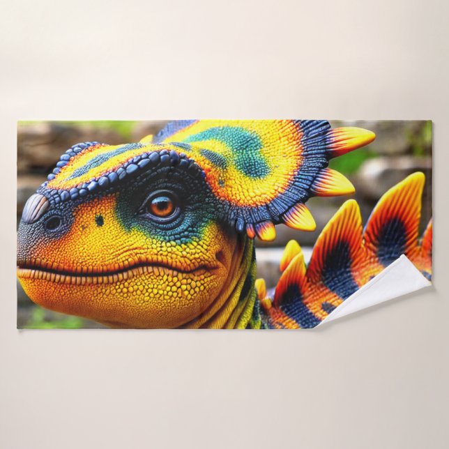 Dinosaur Bath Towel (Bath Towel)