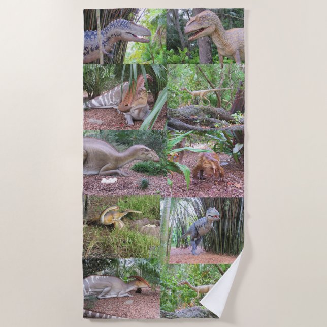 Dinosaur Beach Towel (Front)