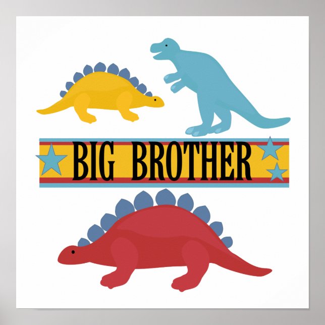 Dinosaur Big Brother Poster (Front)