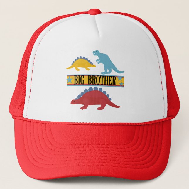 Dinosaur Big Brother Trucker Hat (Front)