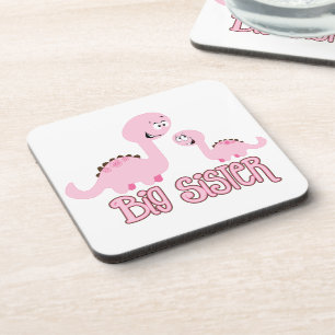 Dinosaur Big Sister Coaster