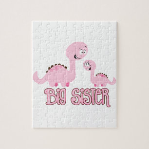 Dinosaur Big Sister Jigsaw Puzzle