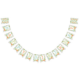 Dinosaur Birthday Bunting Flags