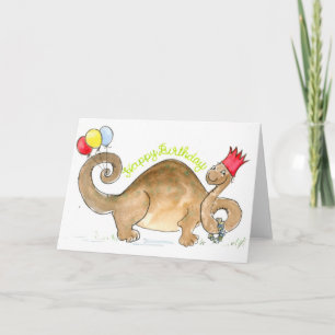 Dinosaur Birthday Card
