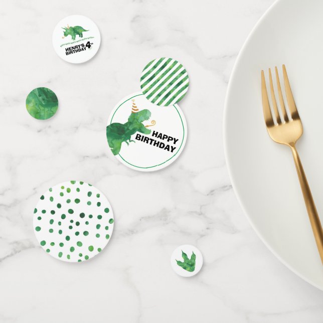 Dinosaur Birthday Confetti (Group)