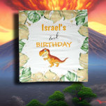 Dinosaur BIRTHDAY Gold Backdrop Tapestry<br><div class="desc">Dinosaur BIRTHDAY Gold Backdrop
A sweet baby dinosaur personalized BIRTHDAY PARTY backdrop for a little dinosaur-gender-neutral . Quickly Create & Customize Your PARTY Invitation. Click the "Customize it!" button to change the text size, text colour, font style and more! Matching items available in store!</div>