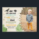 Dinosaur birthday invitation Dinosaur Party Invite<br><div class="desc">♥ A perfect way to invite your guests to your little one's birthday party! Dinosaur birthday party theme.</div>