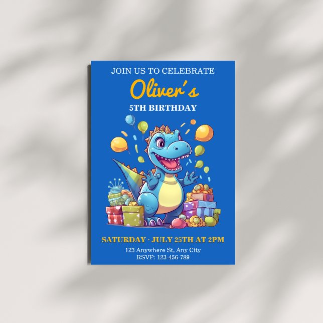 Dinosaur Birthday Invitation - Personalized Party  (Creator Uploaded)