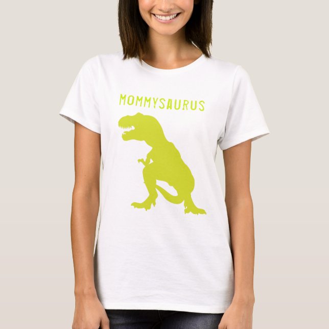 Dinosaur Birthday Mom T-Shirt (Front)