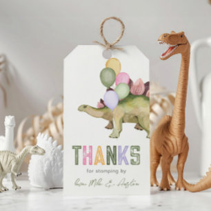 Dinosaur Birthday Party Favour Tags