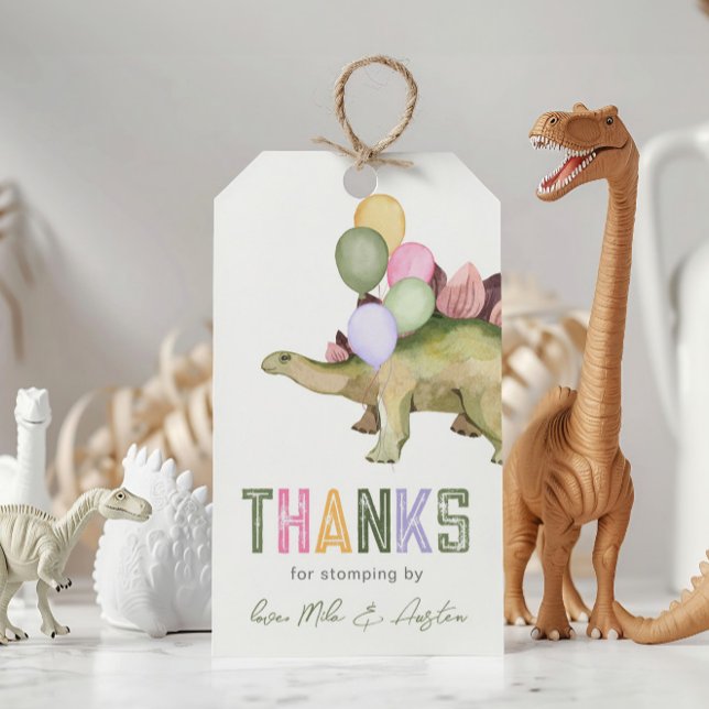 Dinosaur Birthday Party Favour Tags (Creator Uploaded)
