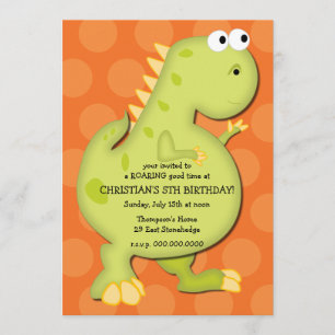Dinosaur Birthday Party Invitation