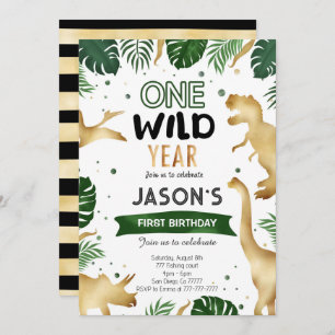 Dinosaur Birthday Party Invitation