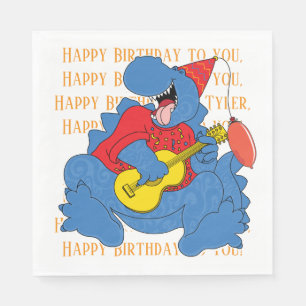 Dinosaur Birthday Party Napkin
