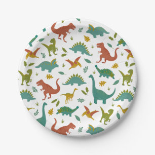 Dinosaur Birthday Party Plate
