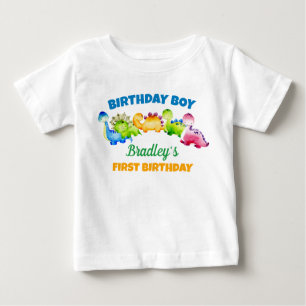 Dinosaur birthday personalized matching family  baby T-Shirt
