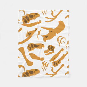 Dinosaur Bones Fleece Blanket