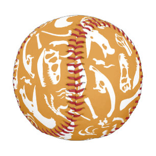 Dinosaur Bones (Gold) Baseball