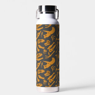 Dinosaur Bones (Grey) Water Bottle
