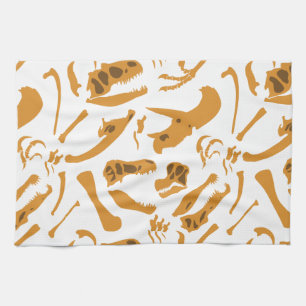 Dinosaur Bones Kitchen Towel