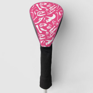 Dinosaur Bones (Pink) Golf Head Cover