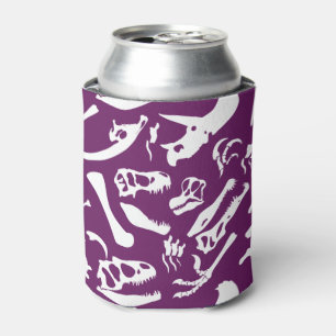 Dinosaur Bones (Purple) Can Cooler