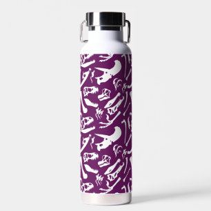 Dinosaur Bones (Purple) Water Bottle
