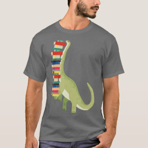 Dinosaur Books Reading T-Shirt