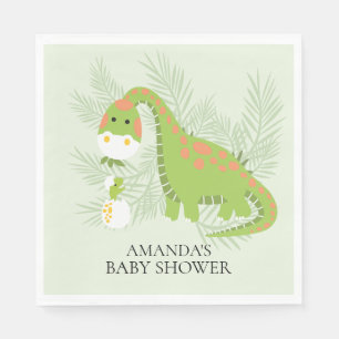 Dinosaur Boys Baby Shower Paper Napkins