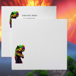 Dinosaur Boys Happy BIRTHDAY Envelope